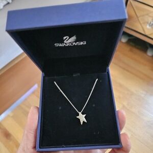 New in box star pendent swarovski necklace